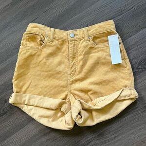 BDG Urban Outfitters high waisted corduroy shorts NWT
